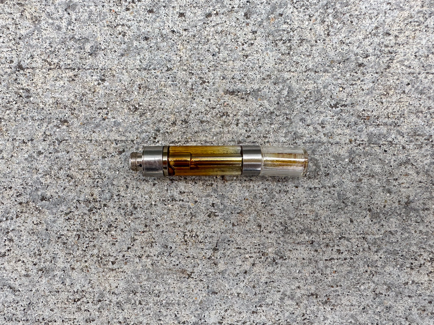 Used vape cartridge