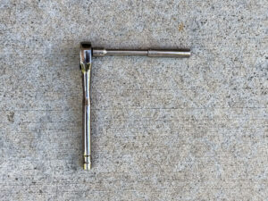 Craftsman 1/4" drive pear head ratchet with extender and deep 8mm socket